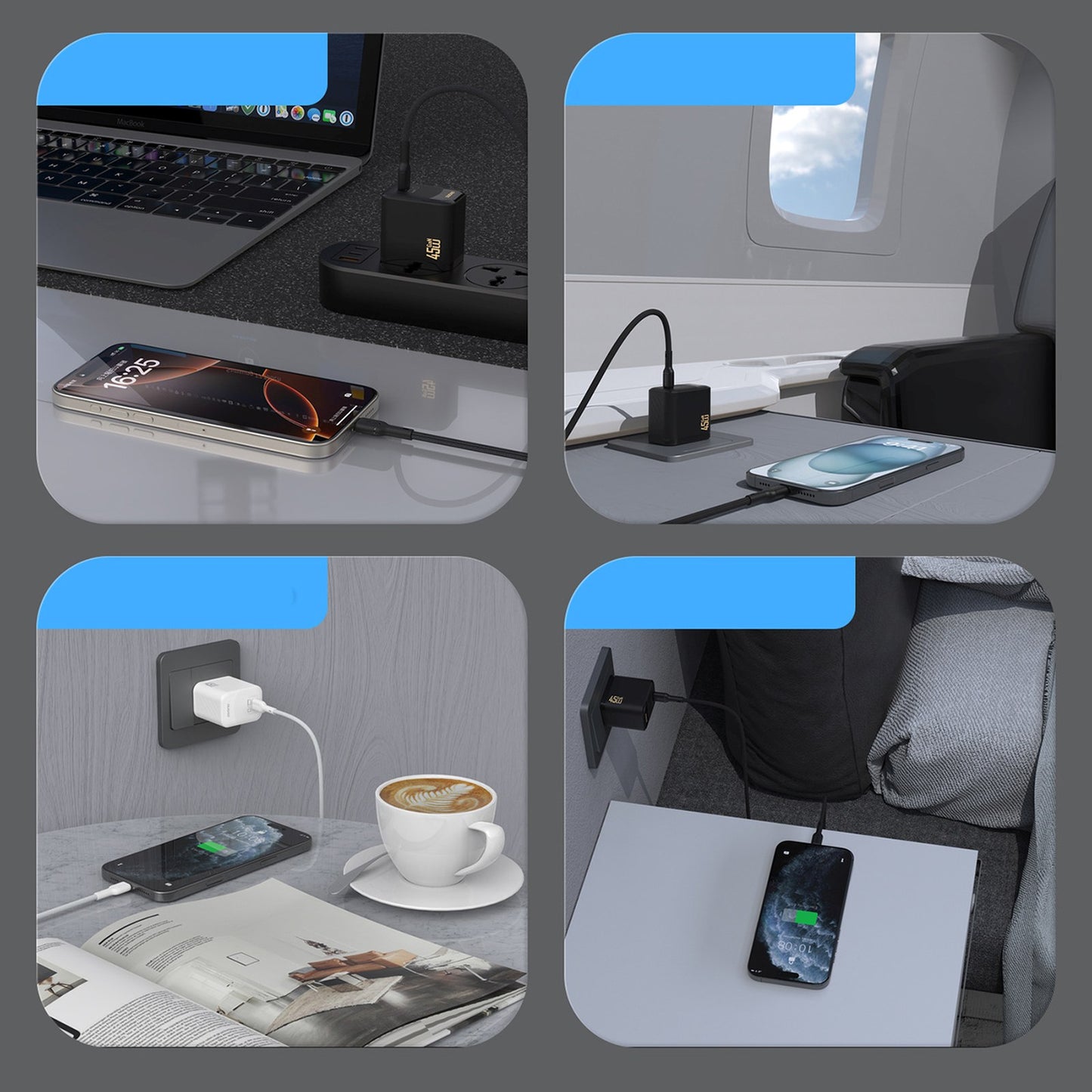 Power Supply Enclosures – GaN 30W USB-A - USB-C wall - Carlat