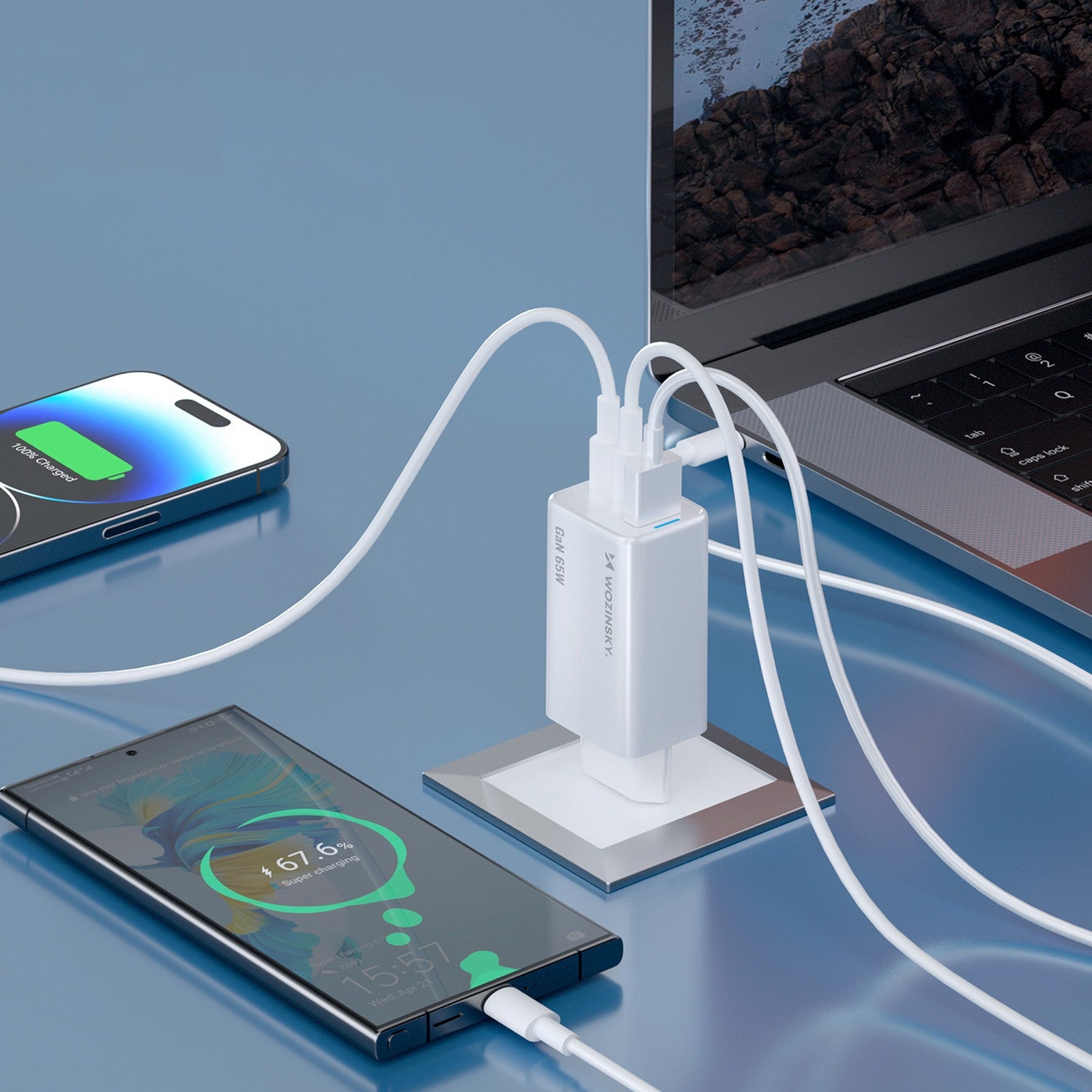 Power Supply Enclosures – GaN 30W USB-A - USB-C wall - Carlat
