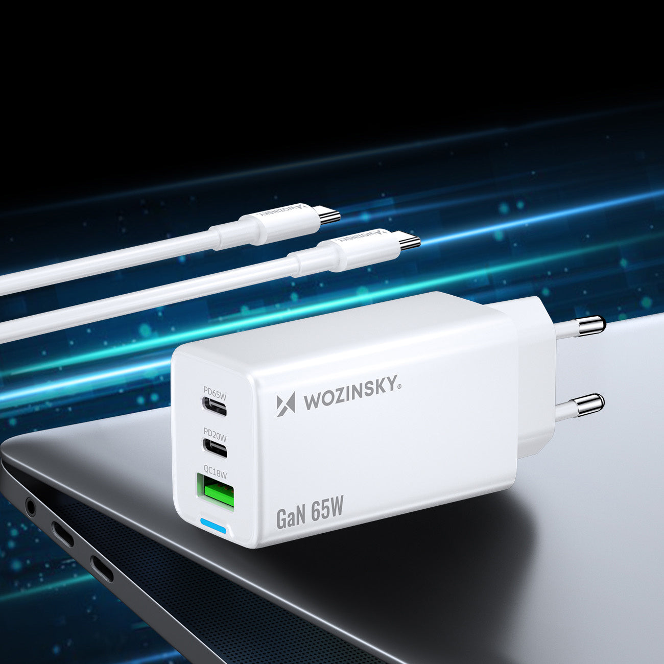 Power Supply Enclosures – GaN 30W USB-A - USB-C wall - Carlat
