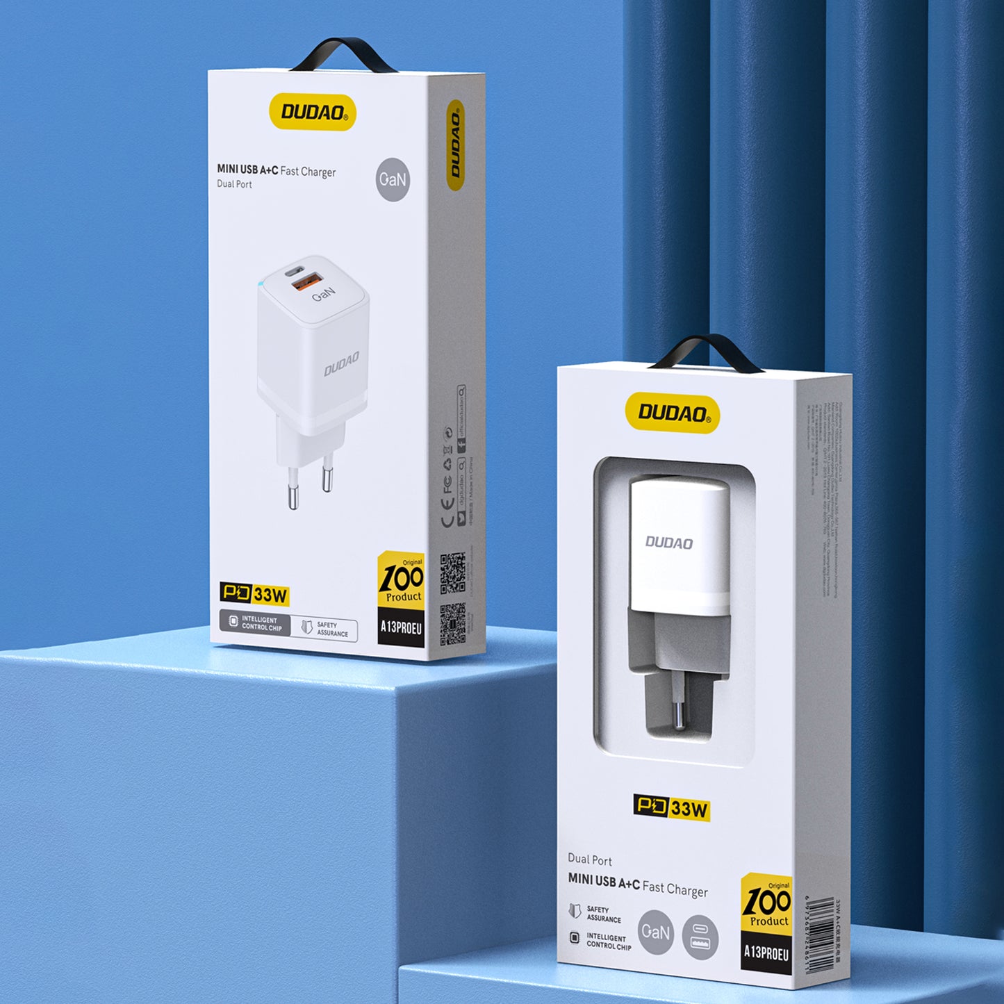 Power Supply Enclosures – GaN 33W PPS USB-C USB-A wall - Carlat