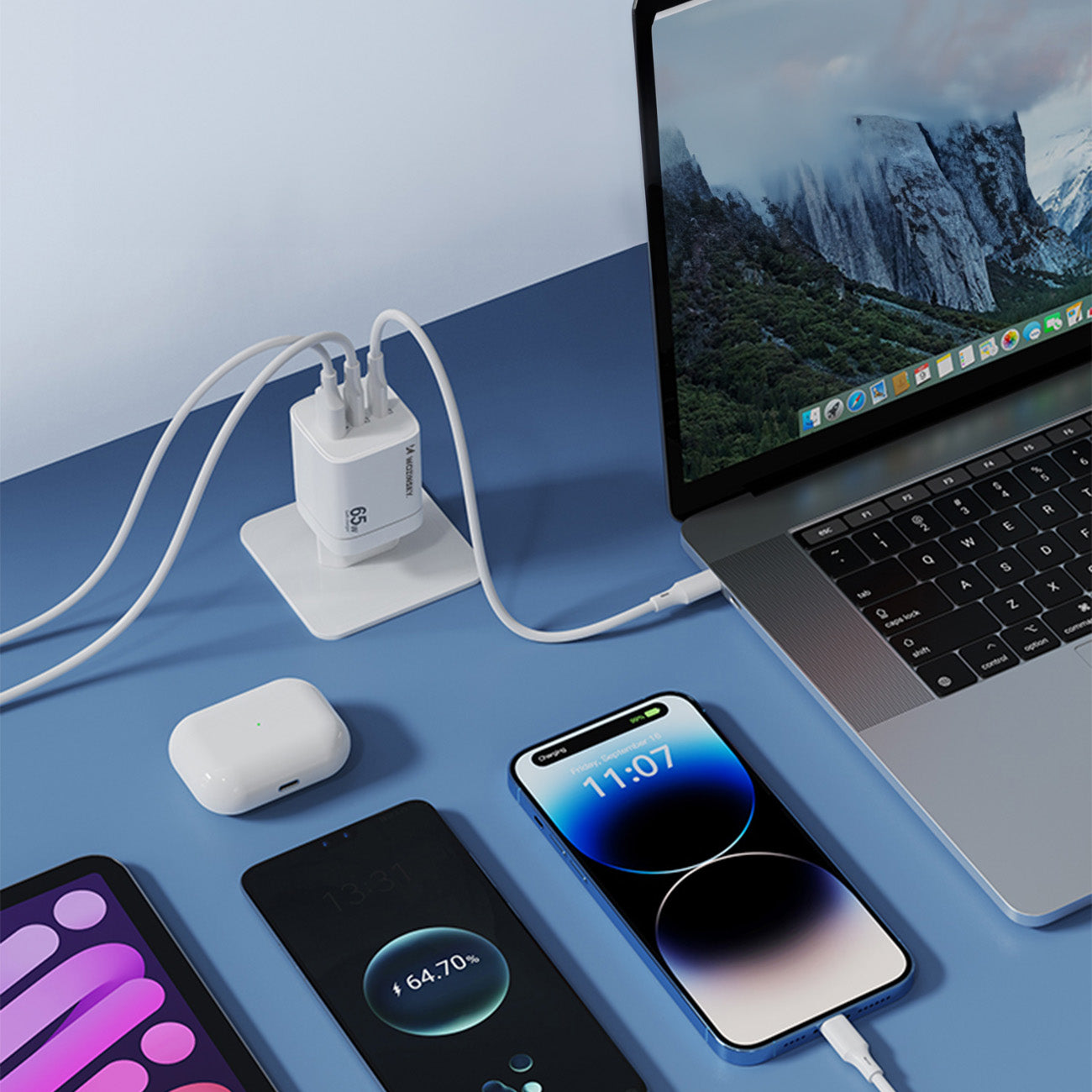 Power Supply Enclosures – GaN 65W 100-240V USB-A 2x USB-C - Carlat