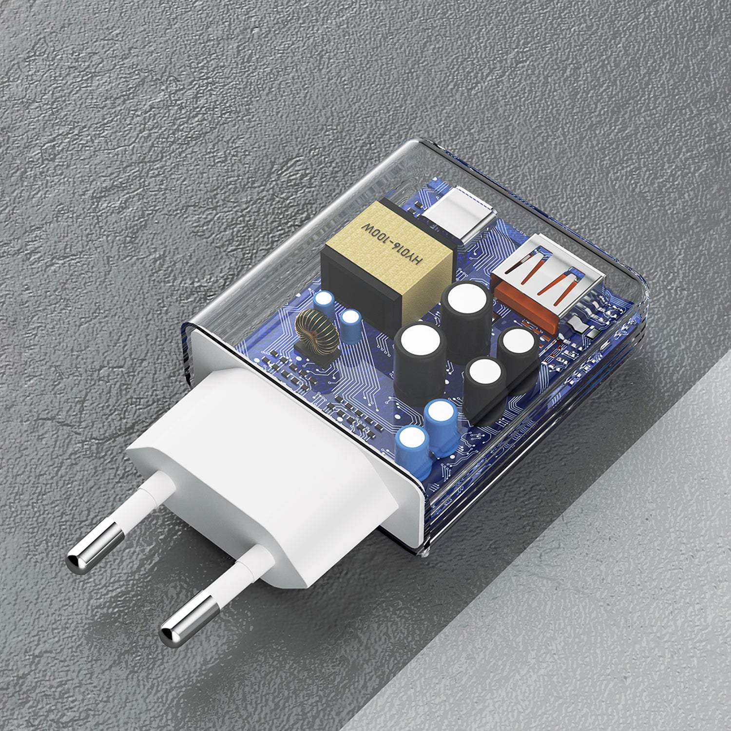 Power Supply Enclosures – GaN A30EUL 30W USB-A USB-C mains - Carlat