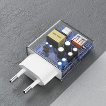 Power Supply Enclosures – GaN A30EUL 30W USB-A USB-C mains - Carlat