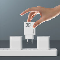 Power Supply Enclosures – GaN A30EUL 30W USB-A USB-C mains - Carlat