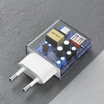 Power Supply Enclosures – GaN A30EUL 30W USB-A USB-C wall - Carlat