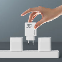 Power Supply Enclosures – GaN A30EUL 30W USB-A USB-C wall - Carlat