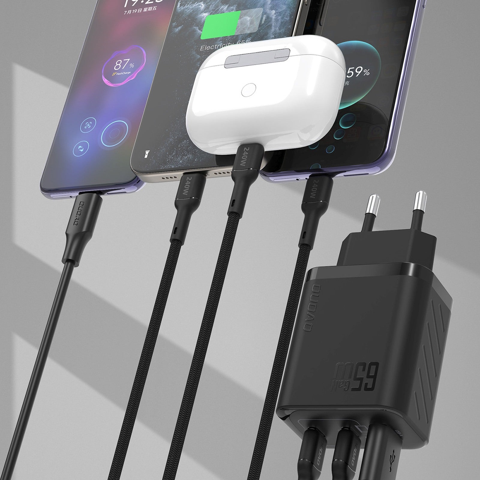 Power Supply Enclosures – GaN wall charger with USB-C cable - Carlat