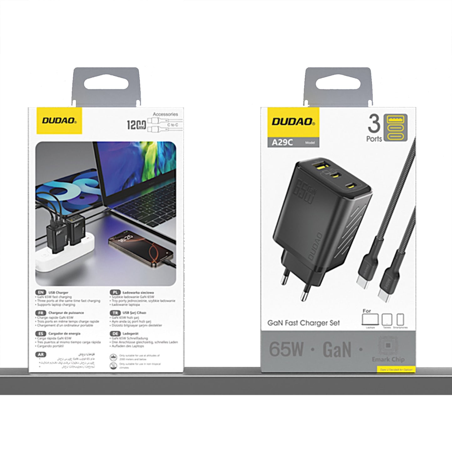 Power Supply Enclosures – GaN wall charger with USB-C cable - Carlat