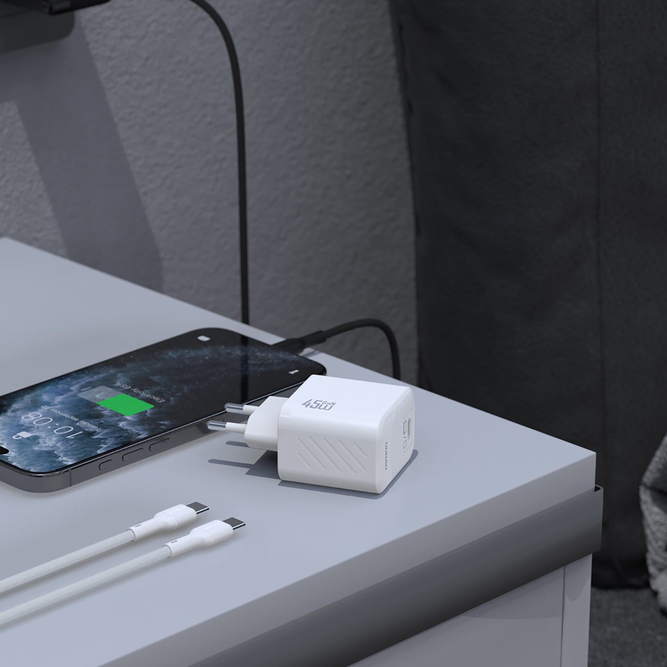 Power Supply Enclosures – GaN wall charger with USB-C cable - Carlat