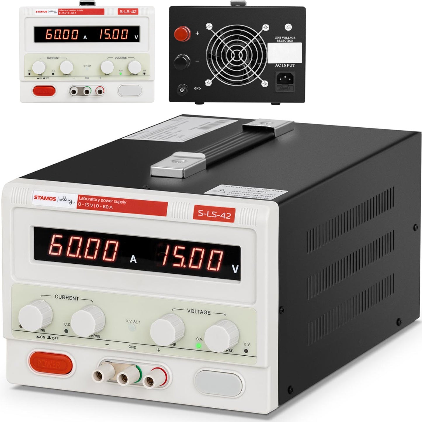 Power Supply Enclosures – Laboratory service power supply 0-15 V - Carlat