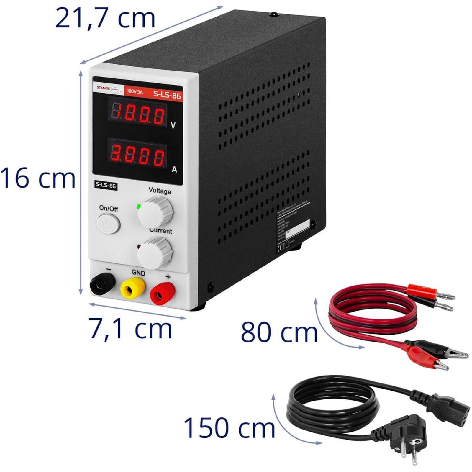 Power Supply Enclosures – Laboratory service power supply regulated 0-100 - Carlat