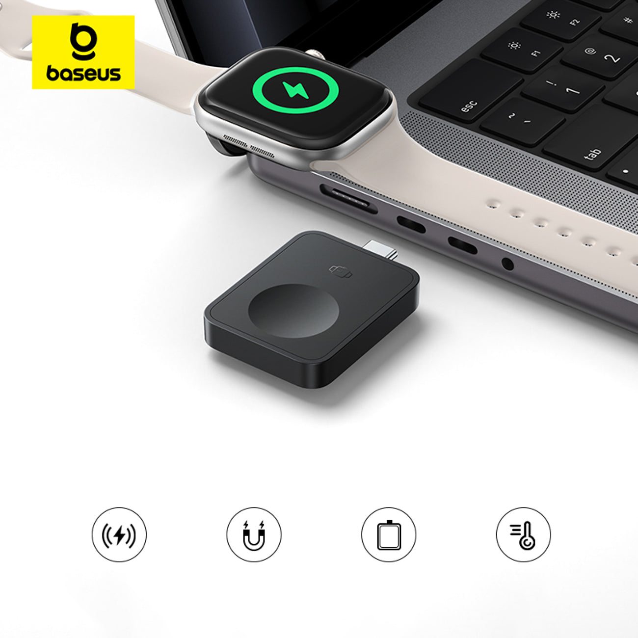 Power Supply Enclosures – Magnetic inductive charger for Apple Watch - Carlat