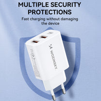 Power Supply Enclosures – Mains charger 100-240V 30W 2.4A 2x - Carlat