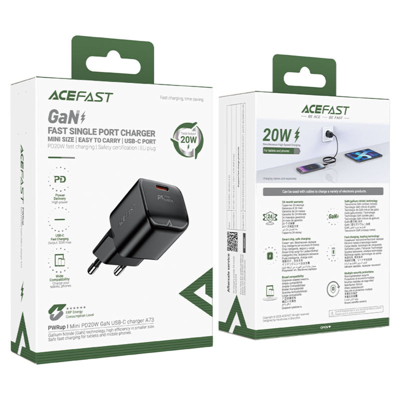 Power Supply Enclosures – Mini GaN PD 20W USB-C mains - Carlat