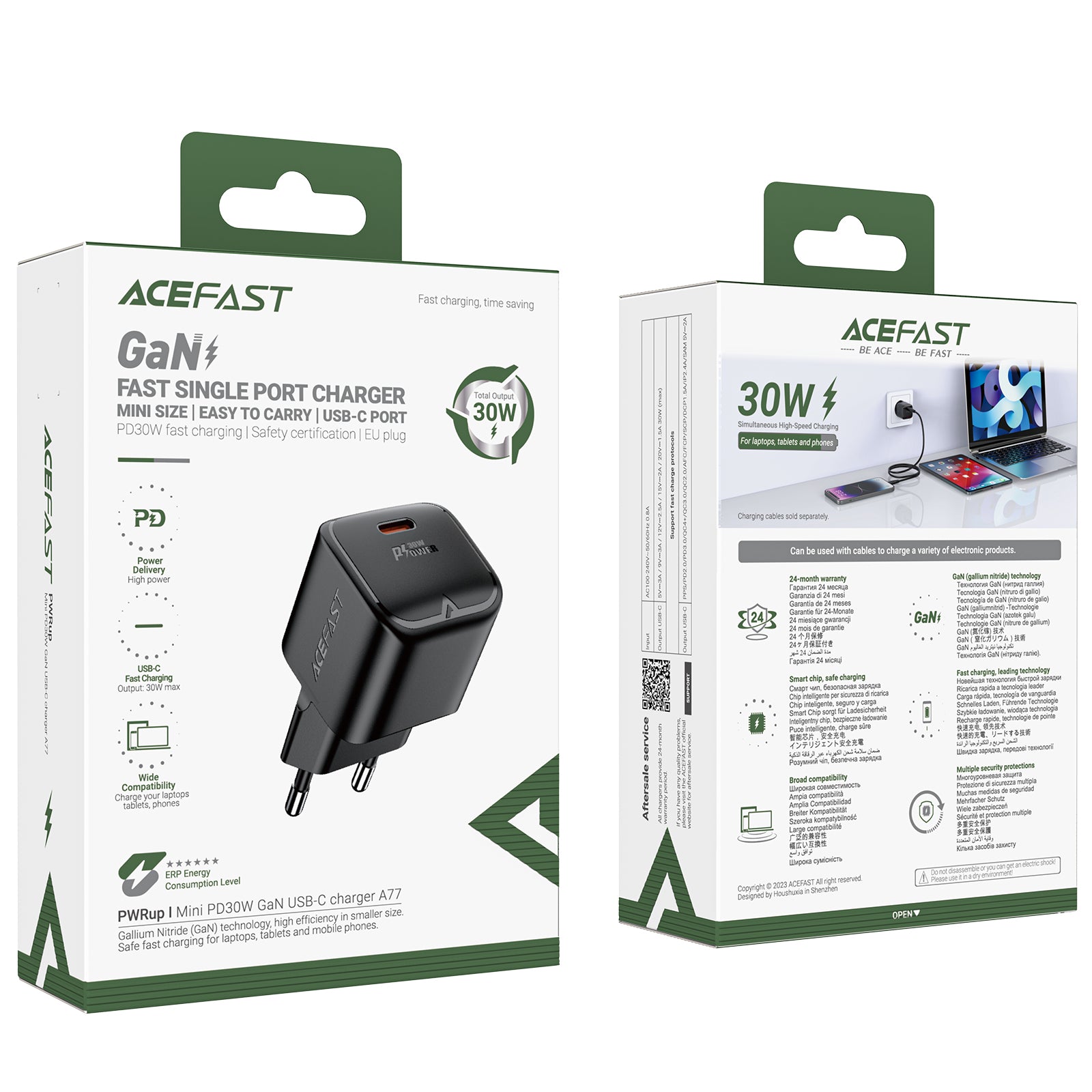 Power Supply Enclosures – Mini GaN PD 30W USB-C charger, - Carlat