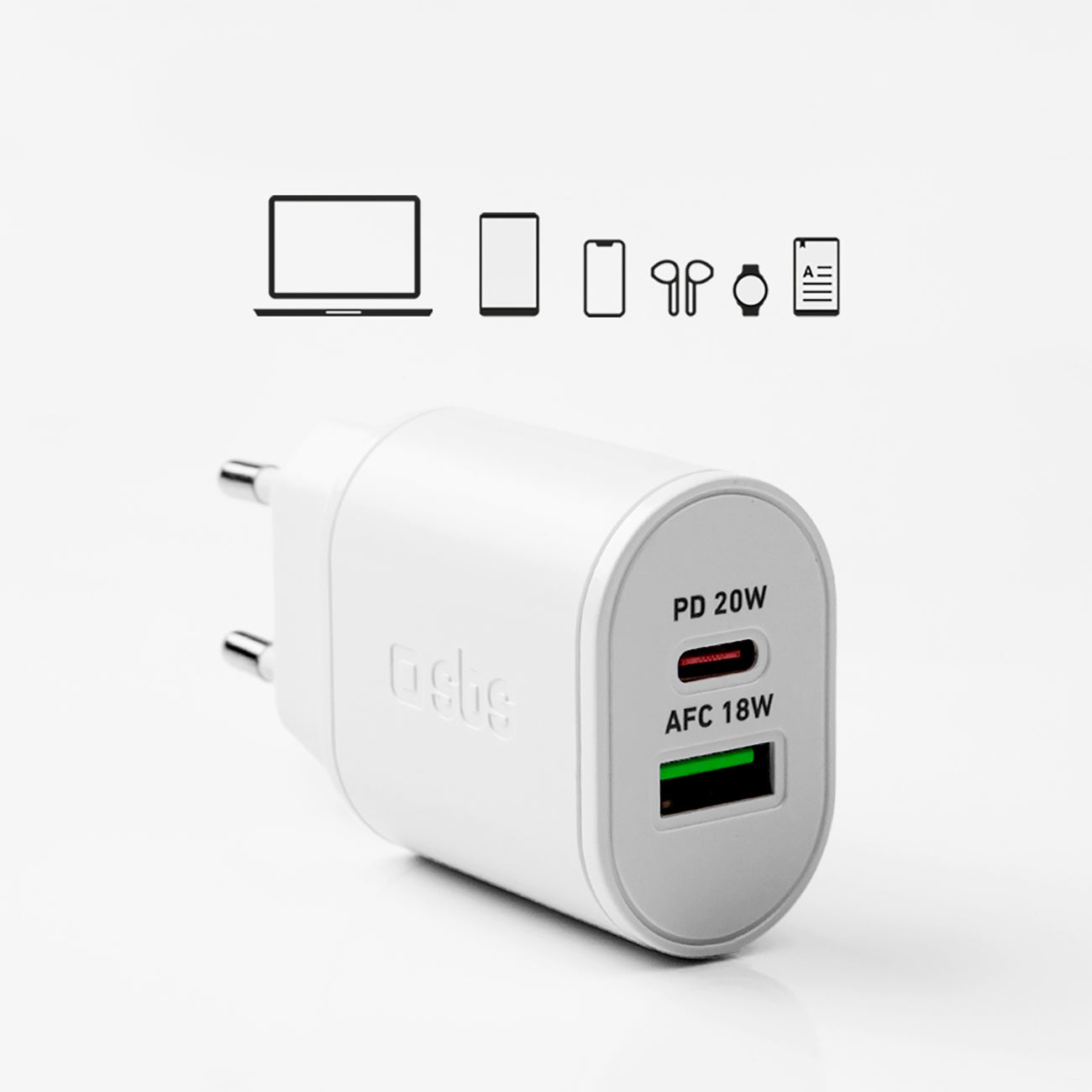 Power Supply Enclosures – Power Delivery USB-A USB-C 20W wall - Carlat