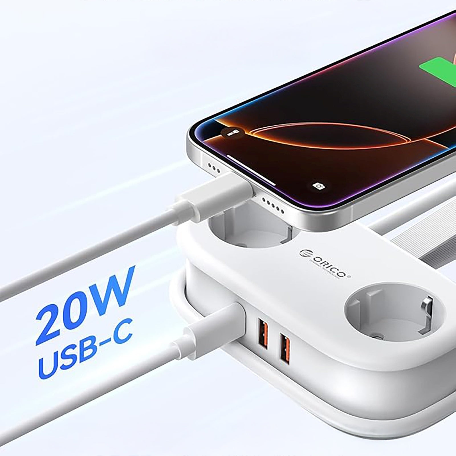 Power Supply Enclosures – Power strip 5in1 AC USB-A USB-C - Carlat