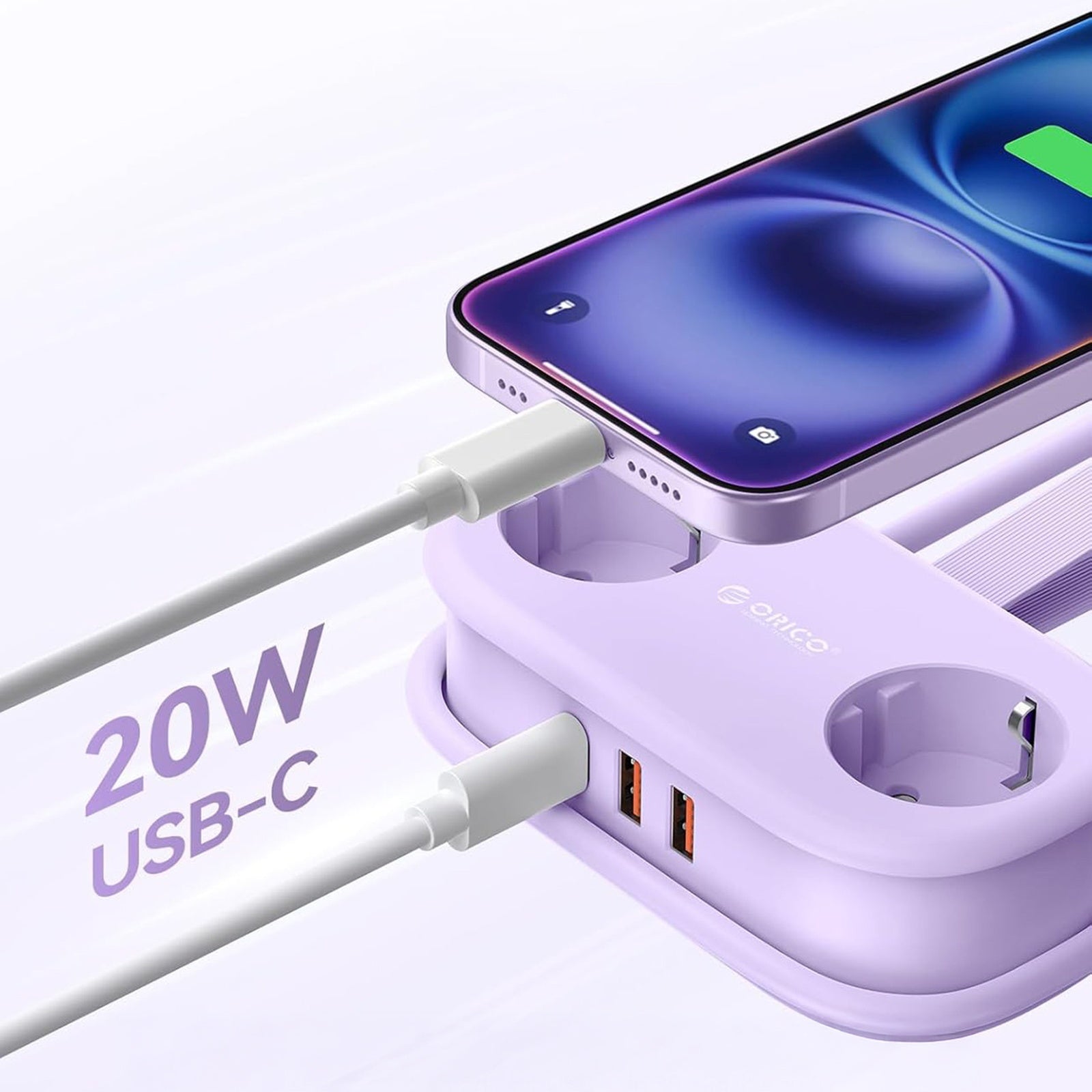 Power Supply Enclosures – Power strip 5in1 AC USB-A USB-C - Carlat