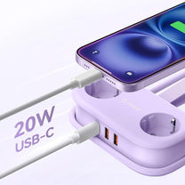 Power Supply Enclosures – Power strip 5in1 AC USB-A USB-C - Carlat