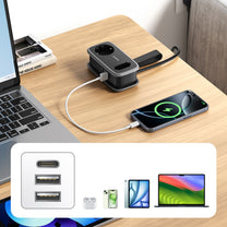 Power Supply Enclosures – Power strip 5in1 AC USB-A USB-C - Carlat