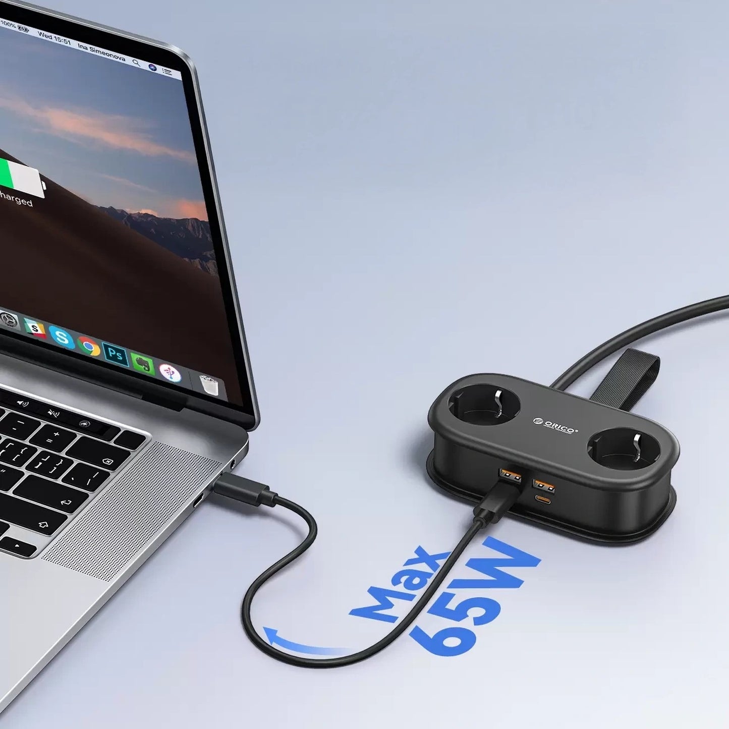 Power Supply Enclosures – Power strip 6in1 AC USB-A USB-C - Carlat