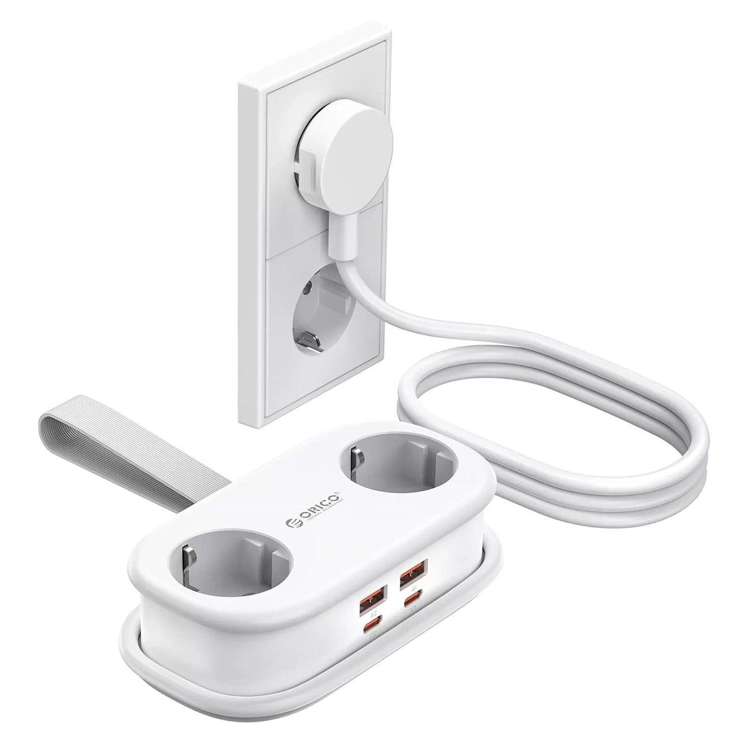 Power Supply Enclosures – Power strip 6in1 AC USB-A USB-C - Carlat