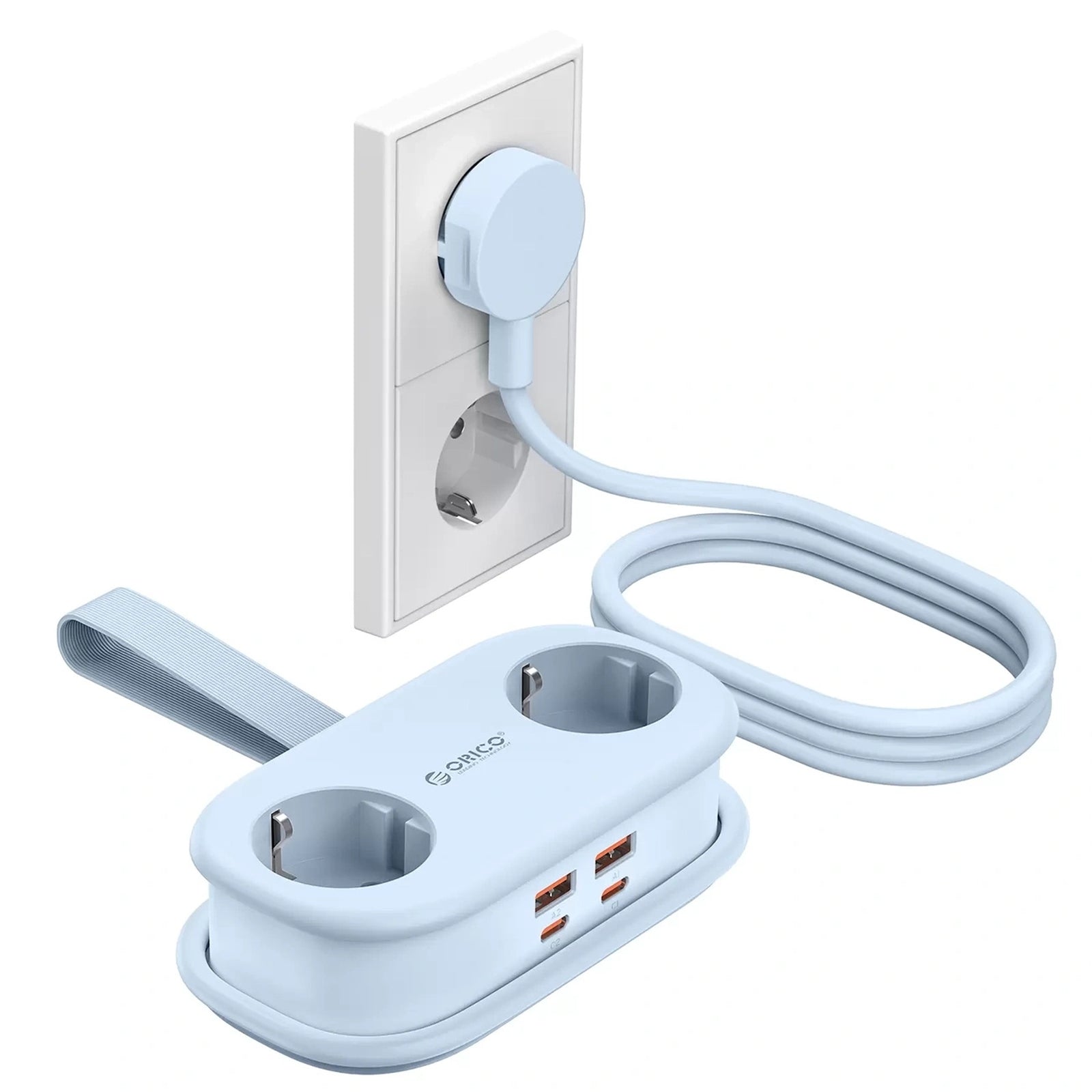 Power Supply Enclosures – Power strip 6in1 AC USB-A USB-C - Carlat