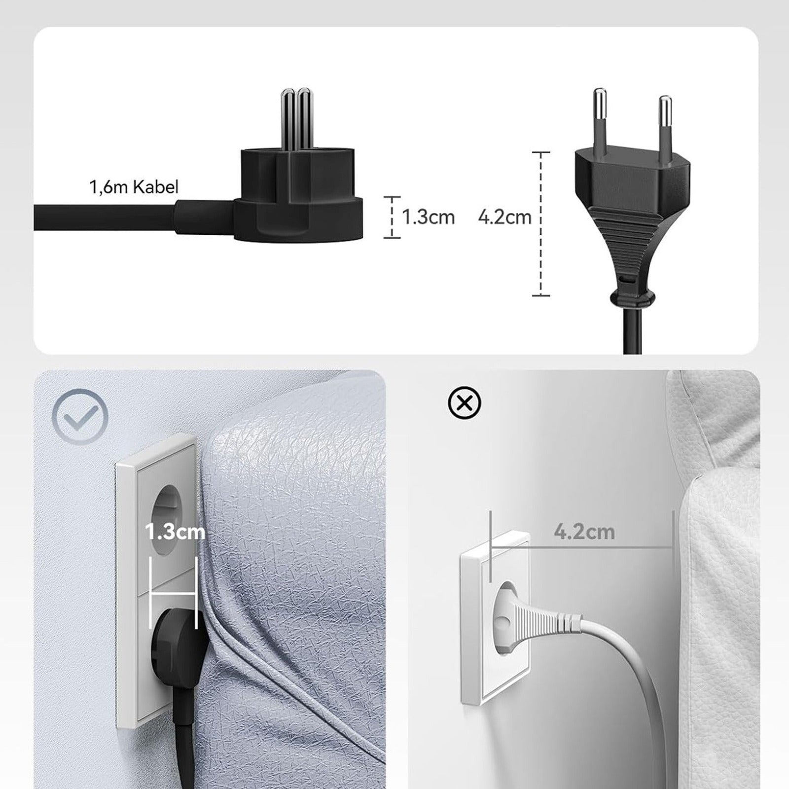 Power Supply Enclosures – Power strip 6in1 AC USB-A USB-C - Carlat