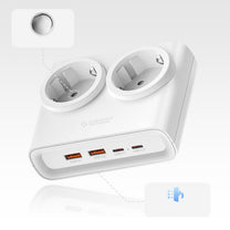 Power Supply Enclosures – Power strip 6in1 AC USB-A USB-C - Carlat