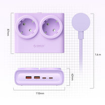 Power Supply Enclosures – Power strip 6in1 AC USB-A USB-C - Carlat