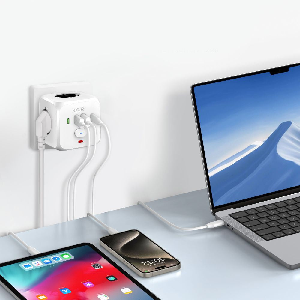 Power Supply Enclosures – Power strip, USB-A USB-C AC splitter, - Carlat