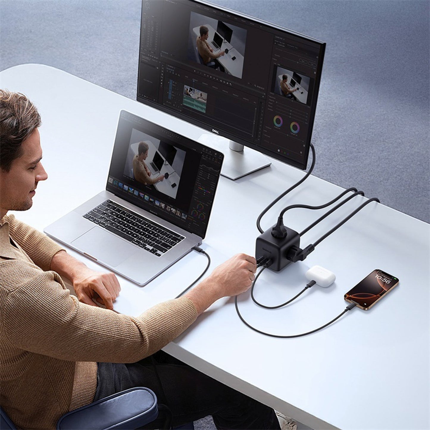 Power Supply Enclosures – Power strip USB-A cube USB-C EU - Carlat