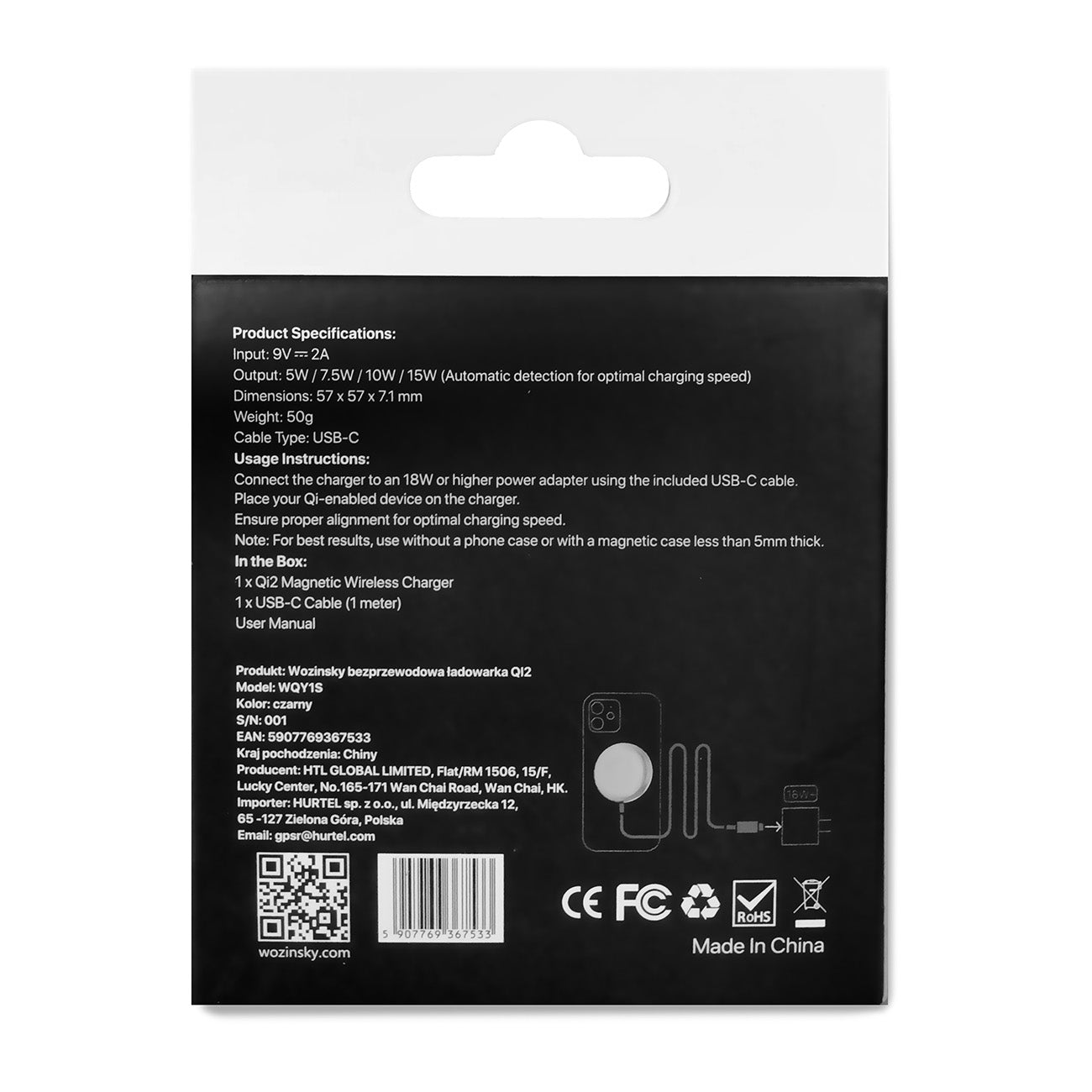 Power Supply Enclosures – Qi2 wireless magnetic inductive charger for - Carlat