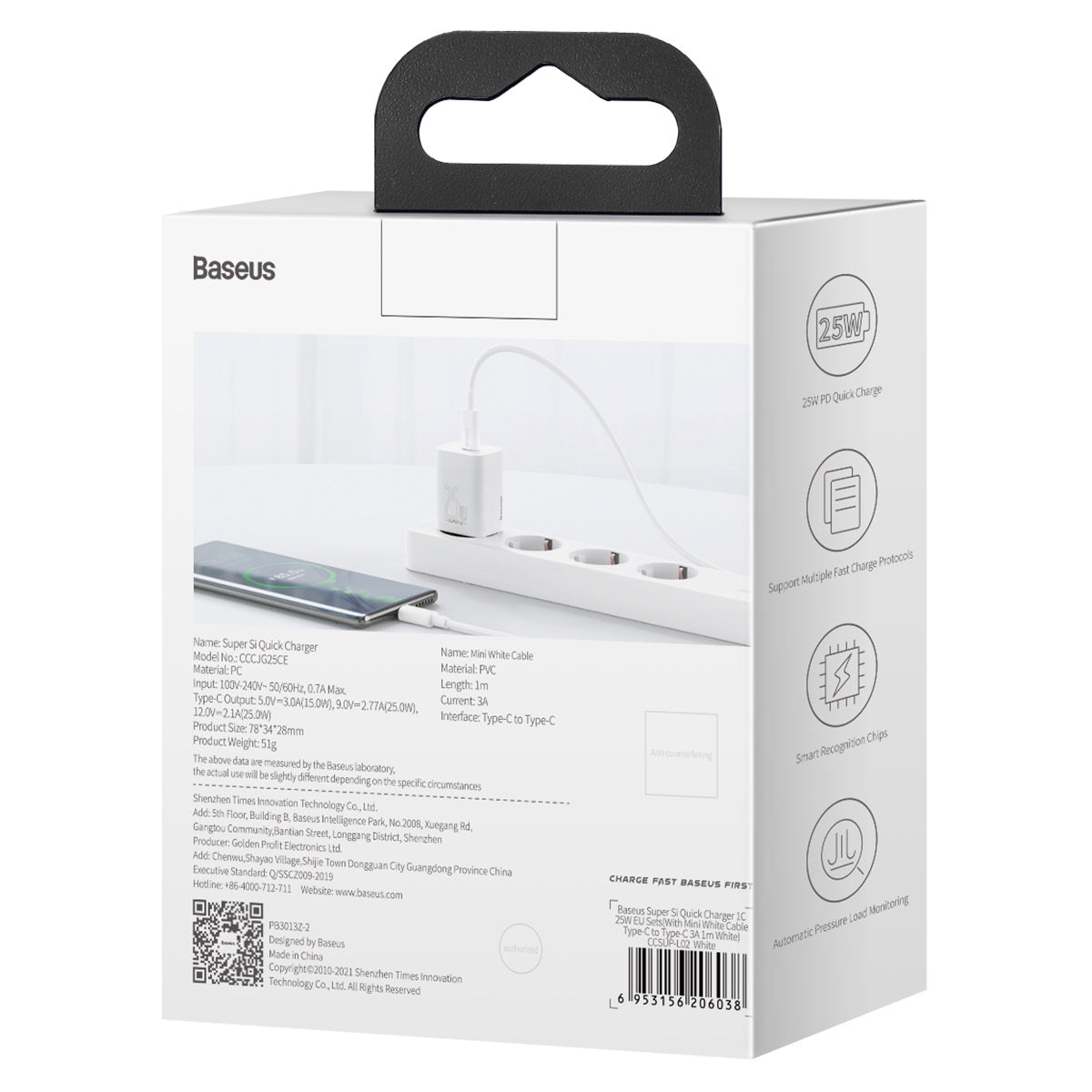 Power Supply Enclosures – Si 25W 3A fast wall charger - Carlat