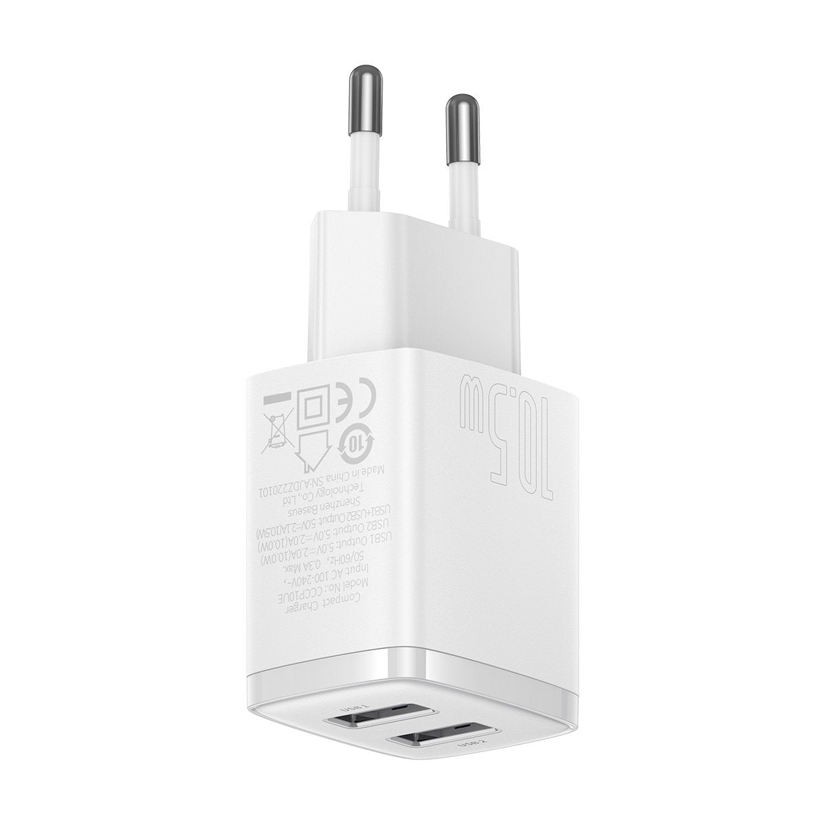 Power Supply Enclosures – Small Compact 2x USB 10.5W wall - Carlat
