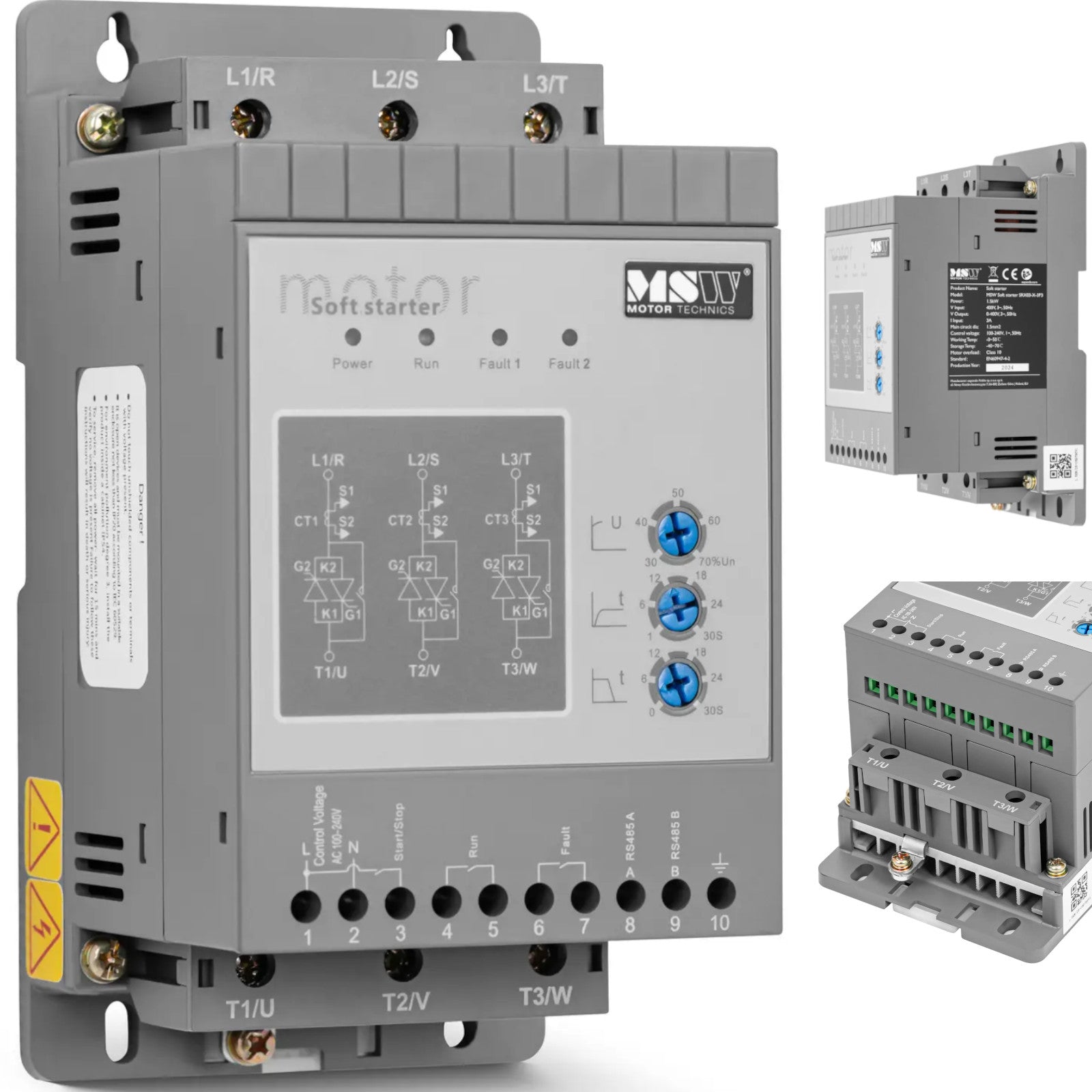 Power Supply Enclosures – Soft starter for soft starting of - Carlat