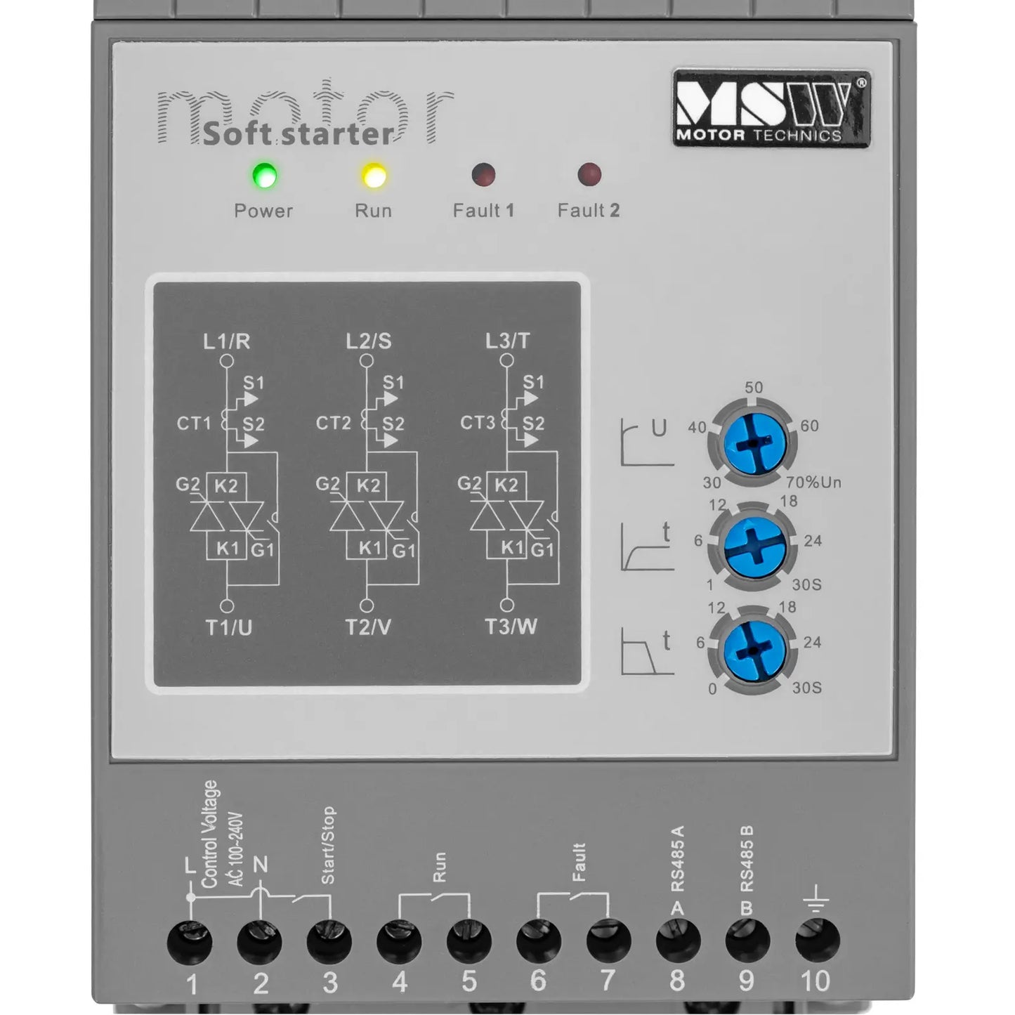 Power Supply Enclosures – Soft starter for soft starting of - Carlat