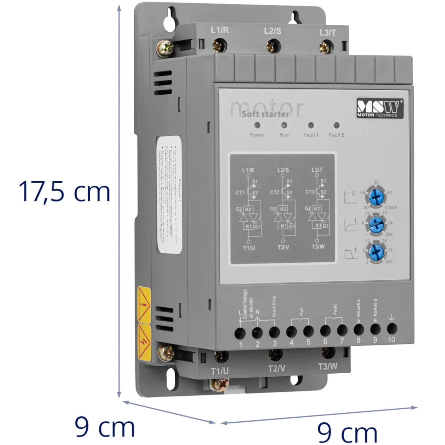Power Supply Enclosures – Soft starter for soft starting of - Carlat