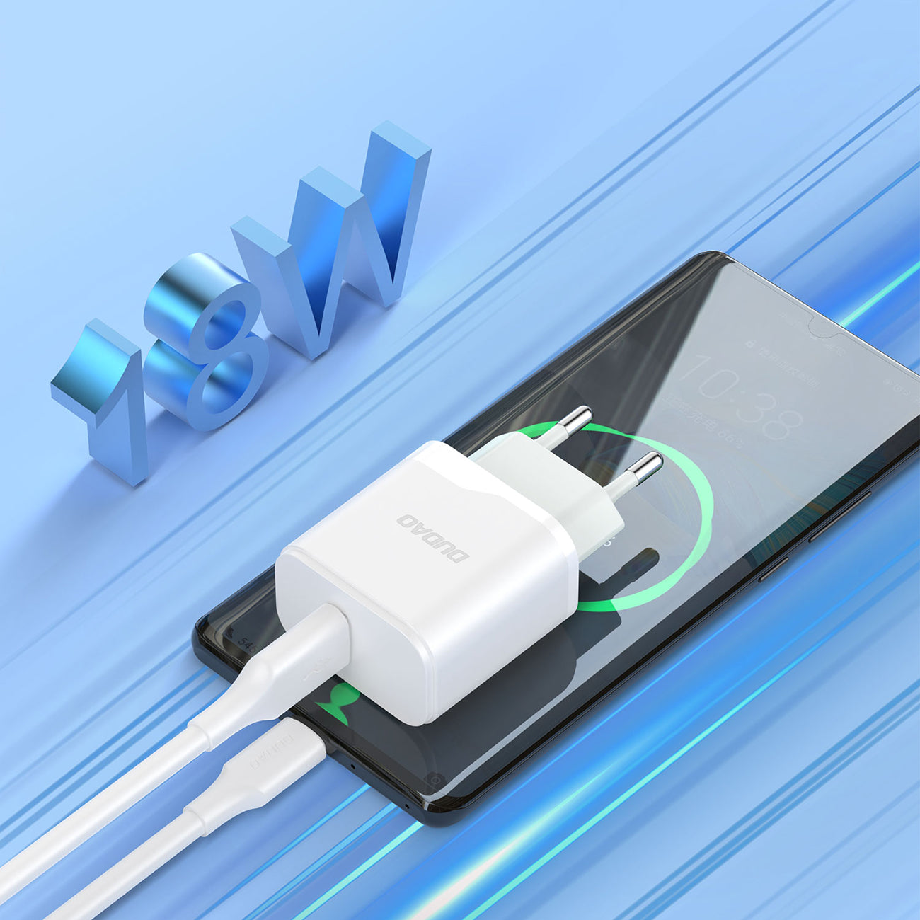 Power Supply Enclosures – USB-A 18W phone charger - white - Carlat