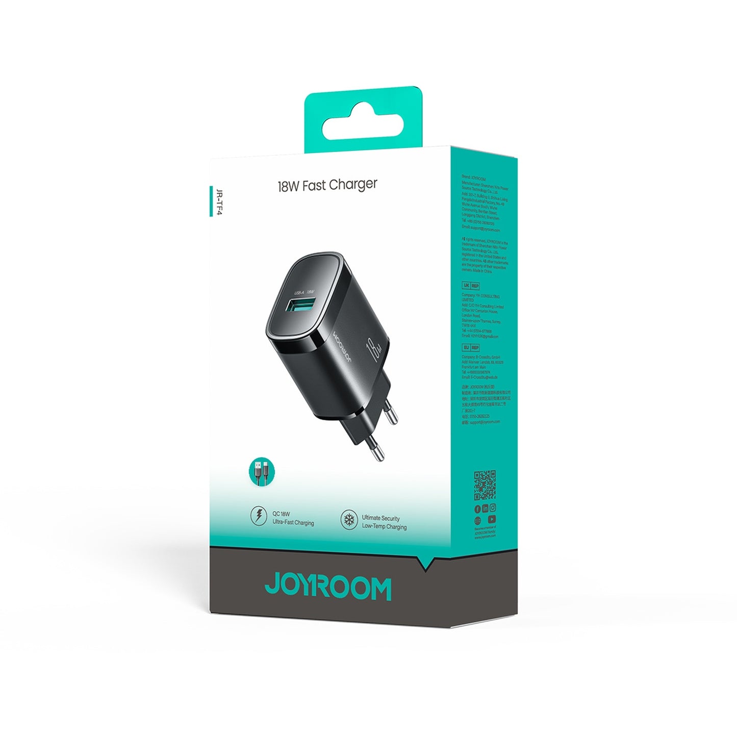 Power Supply Enclosures – USB-A 18W wall charger - black - Carlat