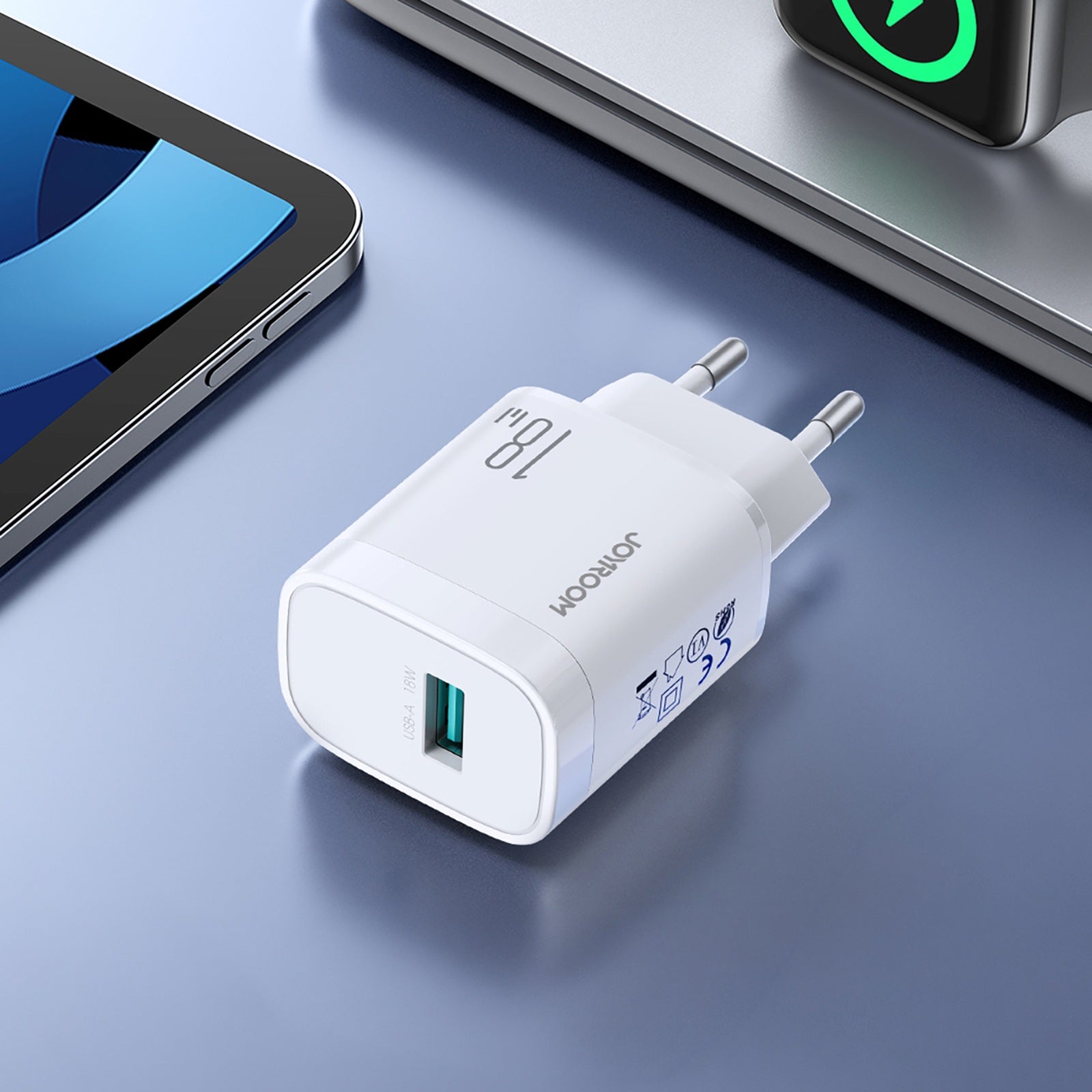 Power Supply Enclosures – USB-A 18W wall charger - white - Carlat
