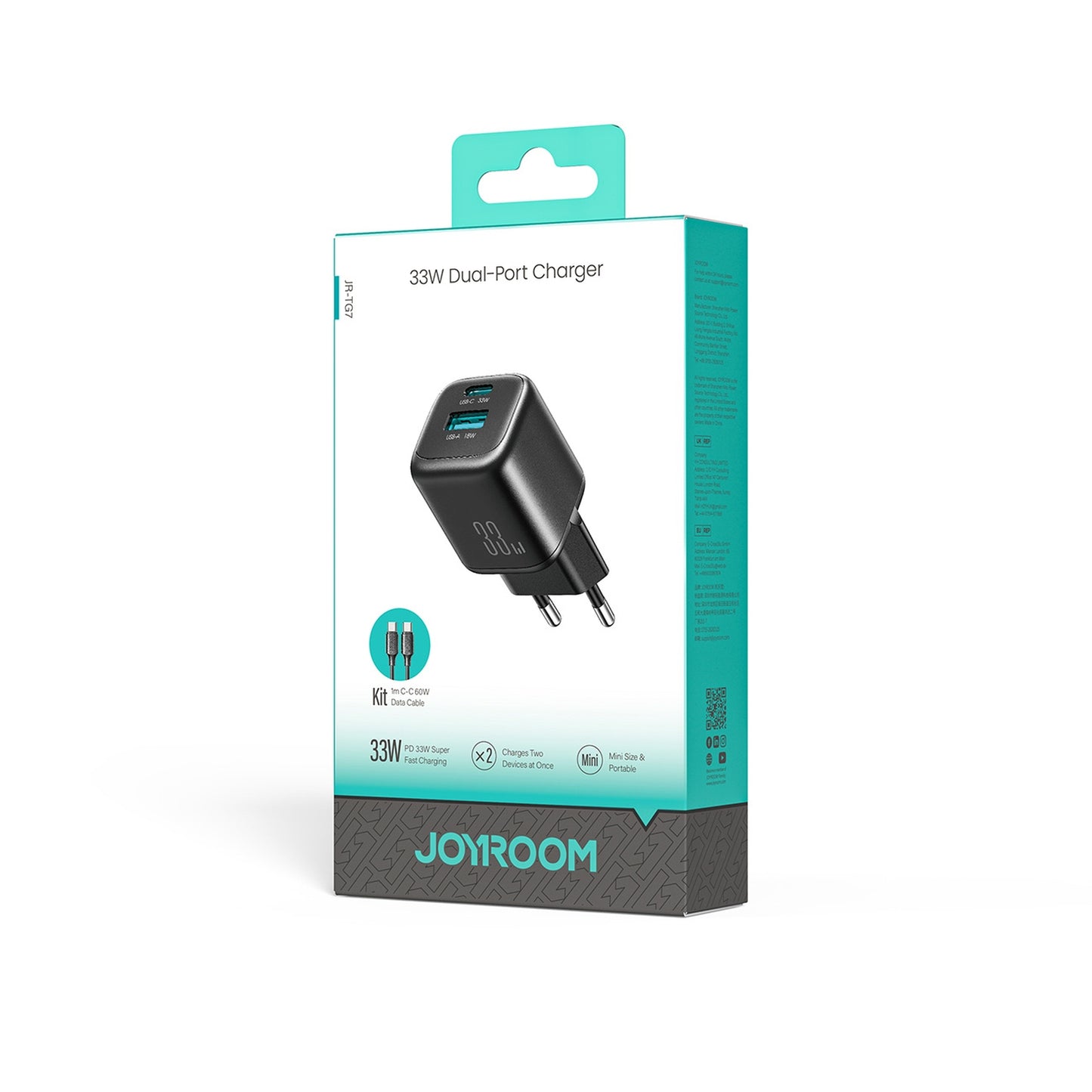 Power Supply Enclosures – USB-A USB-C 33W wall charger with - Carlat