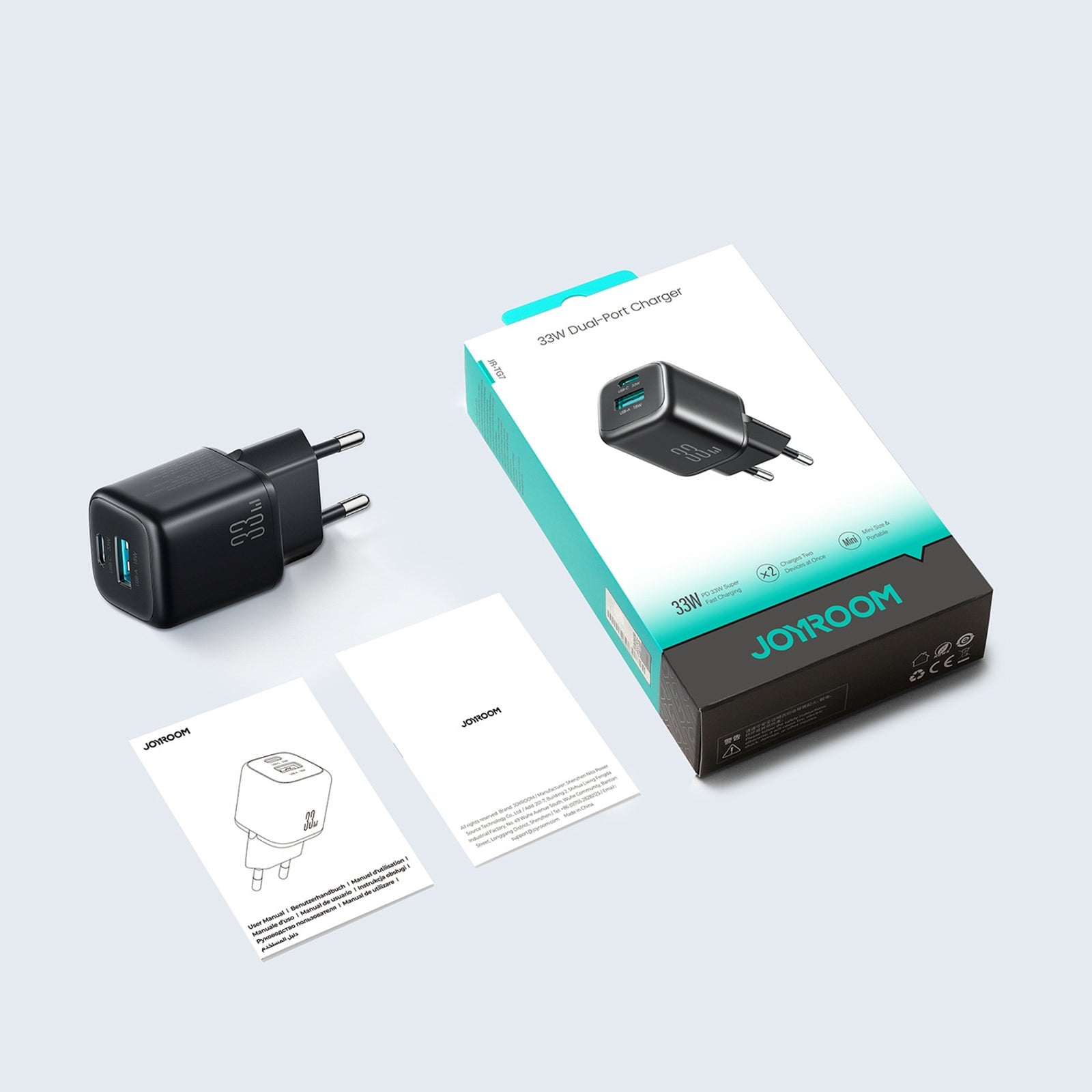 Power Supply Enclosures – USB-A USB-C 33W wall charger with - Carlat