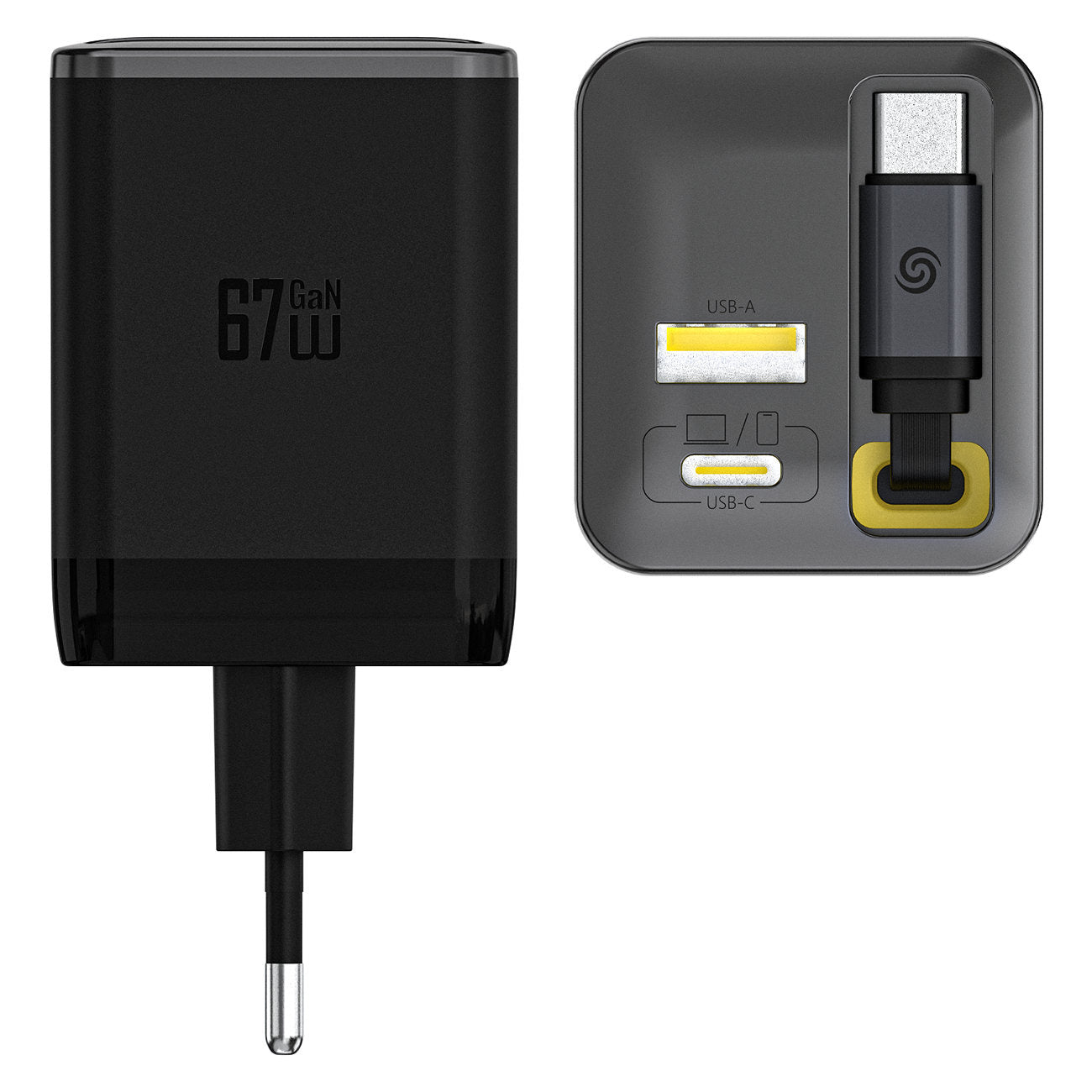 Power Supply Enclosures – USB-A USB-C GaN 67W wall charger - Carlat