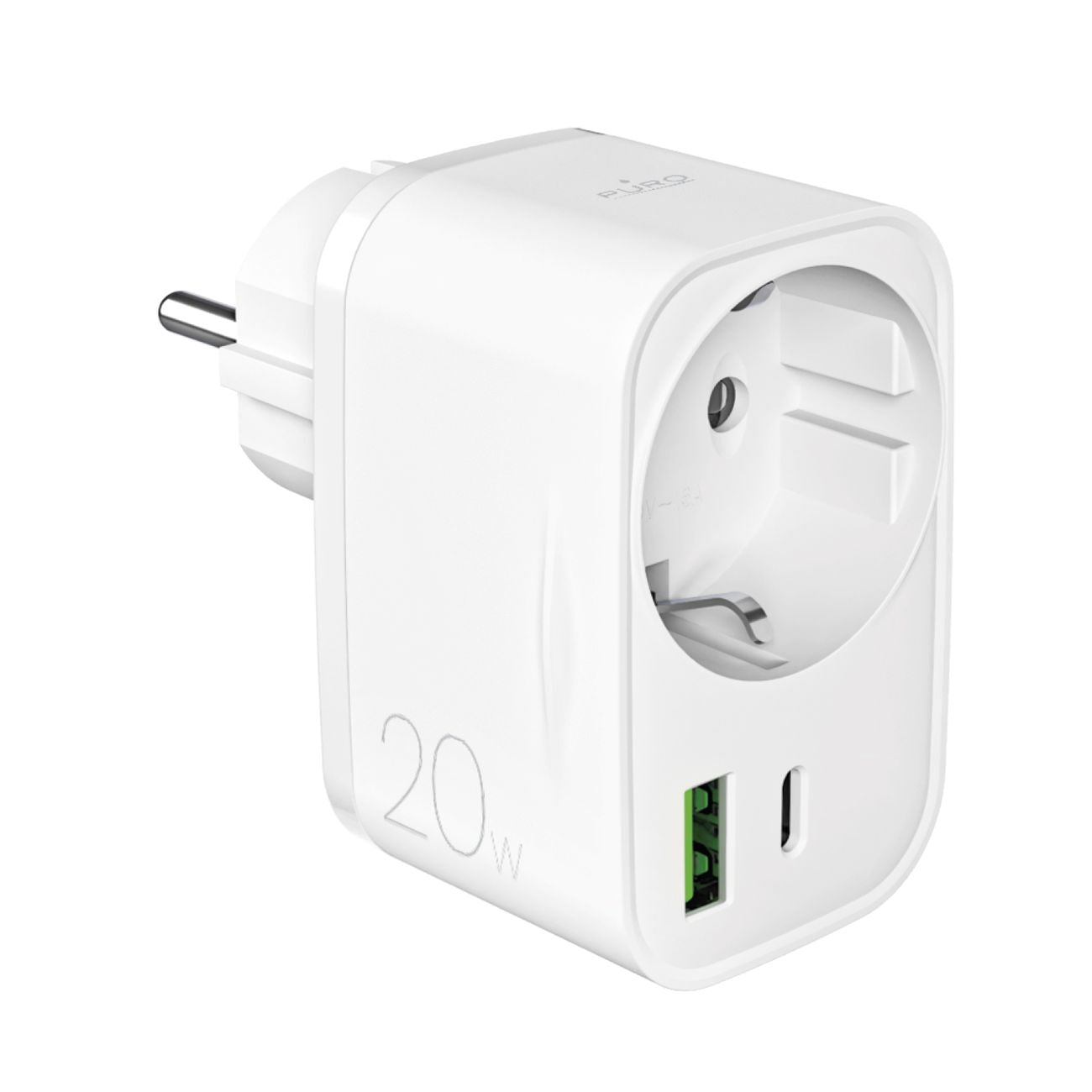 Power Supply Enclosures – USB-A USB-C mains charger with Schuko - Carlat