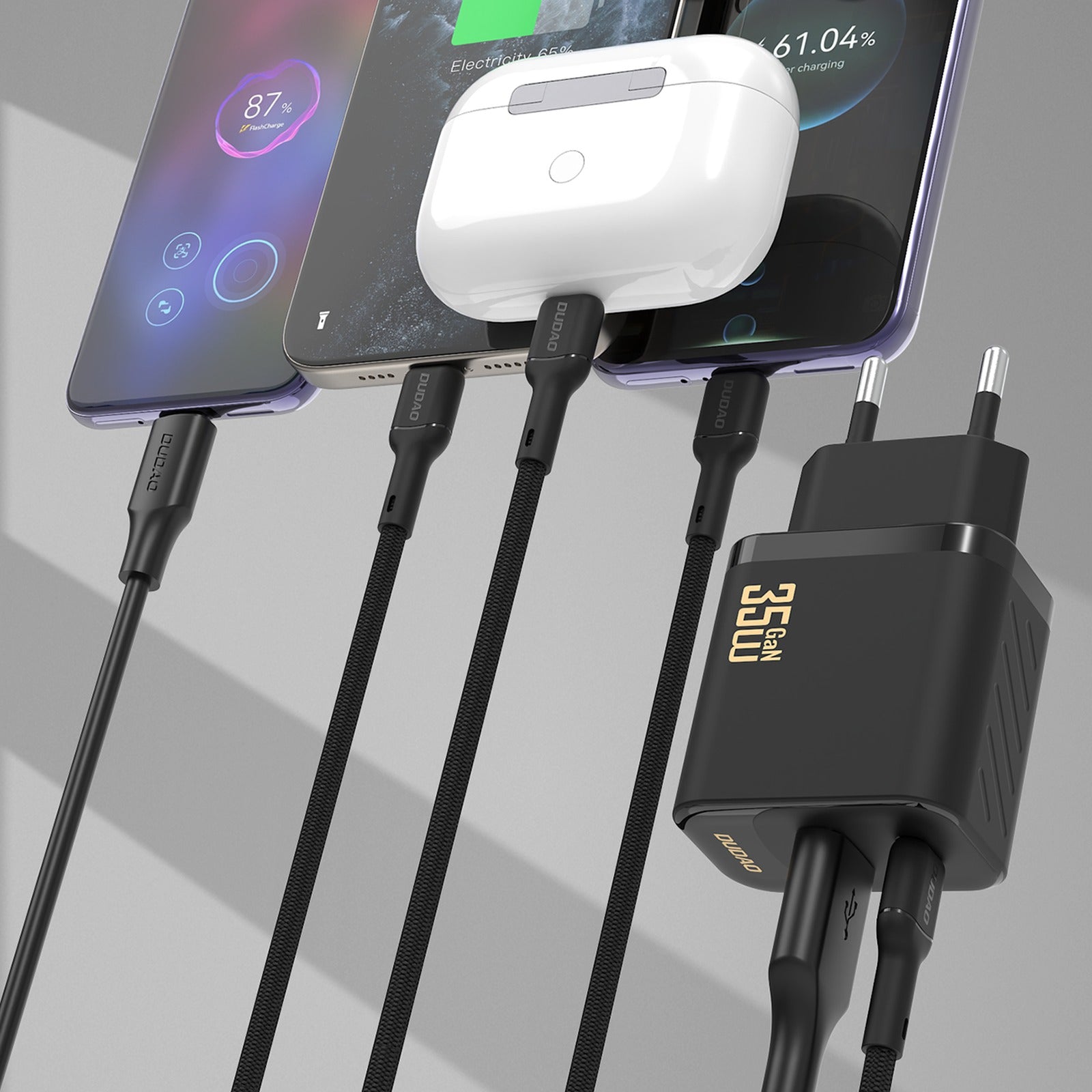 Power Supply Enclosures – USB-A USB-C wall charger with USB-C - Carlat