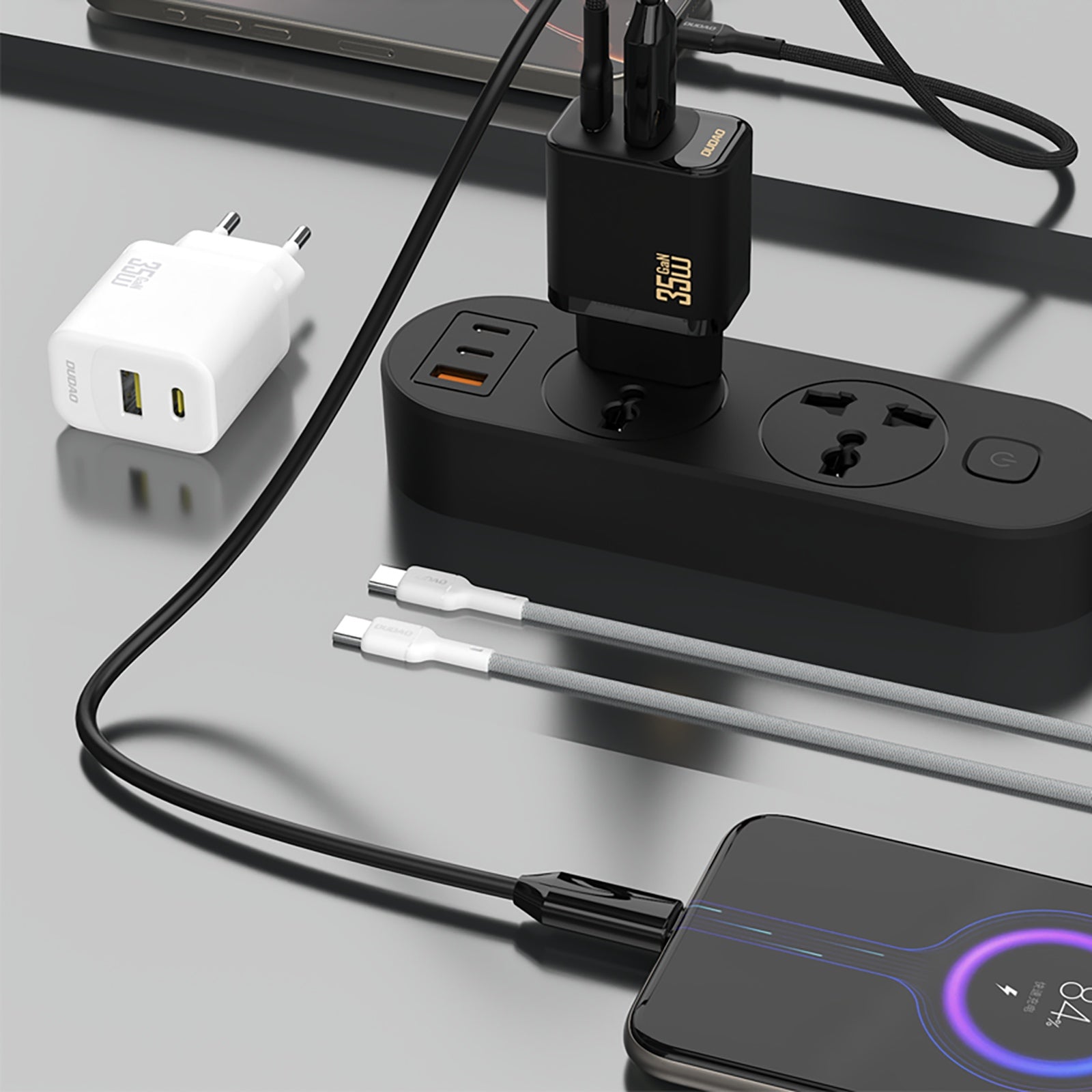 Power Supply Enclosures – USB-A USB-C wall charger with USB-C - Carlat