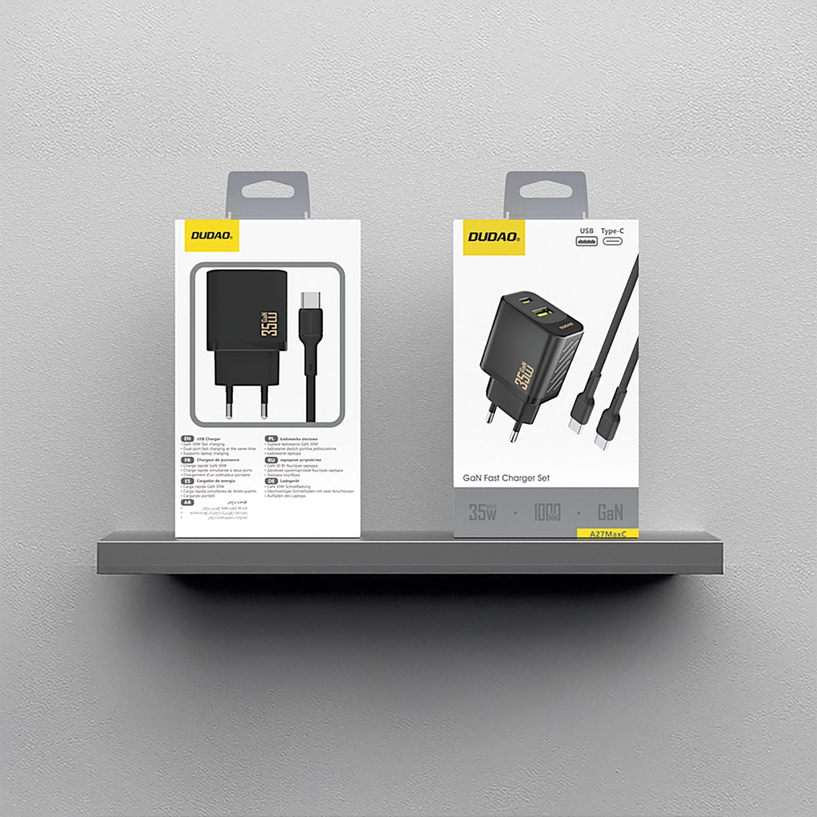 Power Supply Enclosures – USB-A USB-C wall charger with USB-C - Carlat