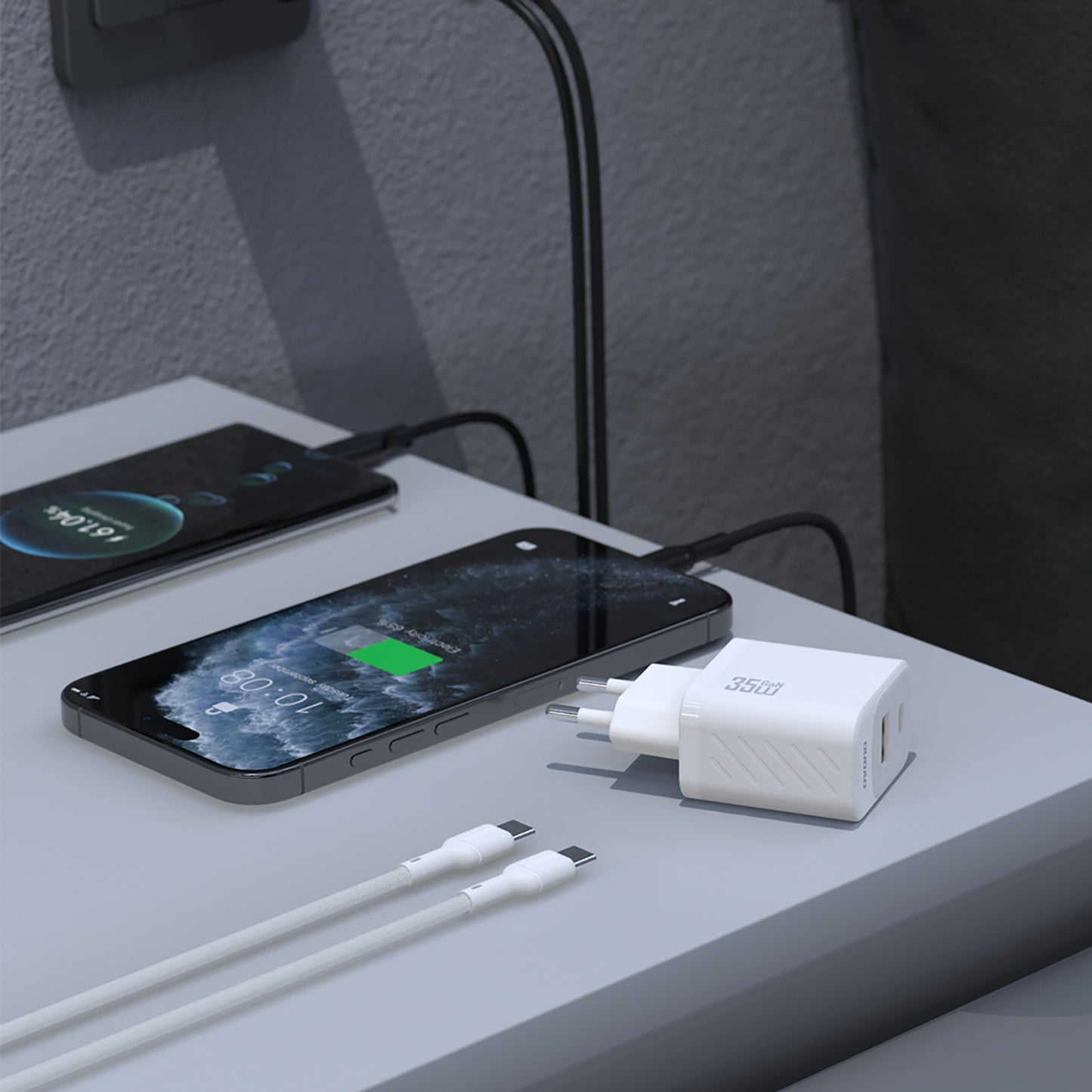 Power Supply Enclosures – USB-A USB-C wall charger with USB-C - Carlat