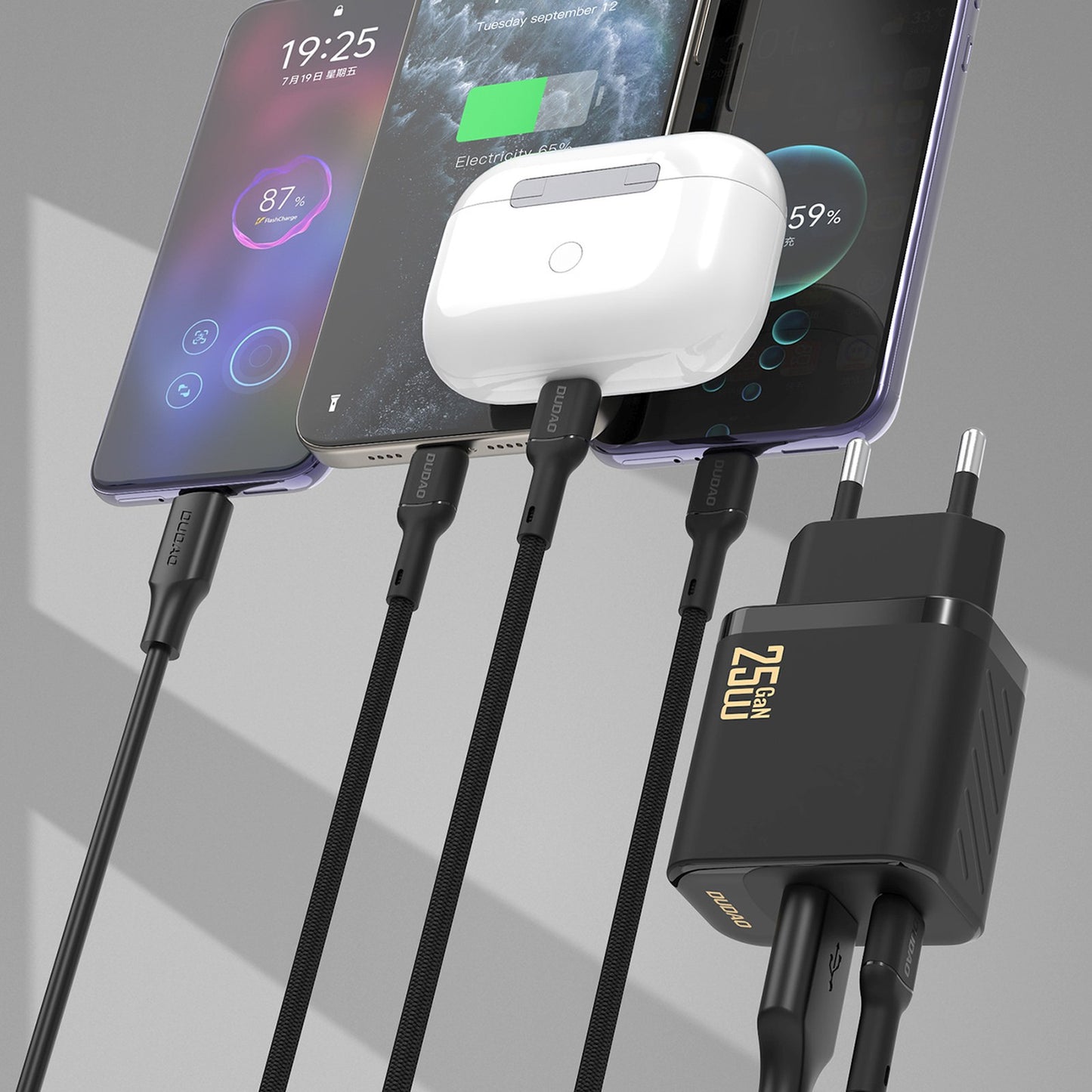 Power Supply Enclosures – USB-A USB-C wall charger with USB-C - Carlat